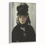Berthe Morisot with a Bouquet - Impressionist Portrait by Manet