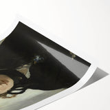 Berthe Morisot with a Bouquet - Impressionist Portrait by Manet