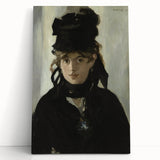 Berthe Morisot with a Bouquet - Impressionist Portrait by Manet