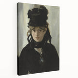 Berthe Morisot with a Bouquet - Impressionist Portrait by Manet