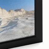 Framed canvas art showcasing a vibrant landscape of canyons, highlighting rich earthy tones and intricate textures, perfect for home decor and nature enthusiasts.