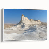 Framed canvas artwork depicting a stunning landscape of canyons, showcasing vibrant earthy tones and intricate details, perfect for enhancing home decor.