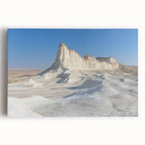 Stretched canvas artwork depicting a stunning landscape of canyons with rich earthy tones and intricate details, ideal for enhancing home decor.