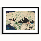 Four Ladies with Fancy Hats Wall Art - Unique Modern Decor for Art Lovers