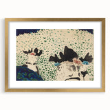 Four Ladies with Fancy Hats Wall Art - Unique Modern Decor for Art Lovers