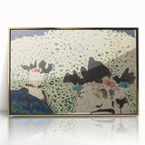 Four Ladies with Fancy Hats Wall Art - Unique Modern Decor for Art Lovers