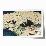 Four Ladies with Fancy Hats Wall Art - Unique Modern Decor for Art Lovers