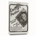 Dolly Parton Concert Poster - Vintage 1980s Music Art