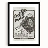 Dolly Parton Concert Poster - Vintage 1980s Music Art
