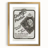 Dolly Parton Concert Poster - Vintage 1980s Music Art