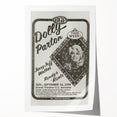 Dolly Parton Concert Poster - Vintage 1980s Music Art