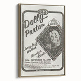 Dolly Parton Concert Poster - Vintage 1980s Music Art