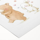 Woodland Animal Parade Nursery Wall Art - Kids Room Prints