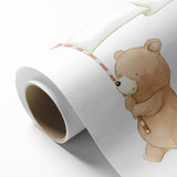 Woodland Animal Parade Nursery Wall Art - Kids Room Prints