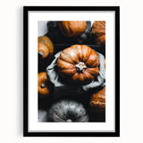 Abstract art print featuring vibrant autumnal hues on a textured, extra large canvas, ideal for living room decor.