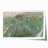 Extra large rolled canvas print featuring a Van Gogh-inspired floral design in vibrant colors.