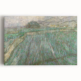 Black and white print of Van Gogh's 'Starry Night' on large stretched canvas, suitable as kitchen wall art or bedroom decor.