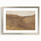 Modern Earth Tones Landscape - Abstract Minimalist Wall Art