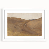 Modern Earth Tones Landscape - Abstract Minimalist Wall Art