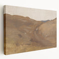 Modern Earth Tones Landscape - Abstract Minimalist Wall Art