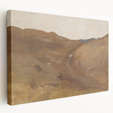 Modern Earth Tones Landscape - Abstract Minimalist Wall Art