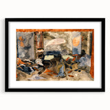 Modern Expressionist Art - Abstract Dramatic Scene Wall Decor