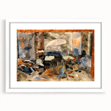Modern Expressionist Art - Abstract Dramatic Scene Wall Decor