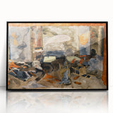 Modern Expressionist Art - Abstract Dramatic Scene Wall Decor