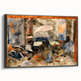 Modern Expressionist Art - Abstract Dramatic Scene Wall Decor