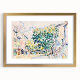 Modern Cityscape Art - Vibrant Antibes Wall Decor