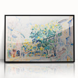 Modern Cityscape Art - Vibrant Antibes Wall Decor