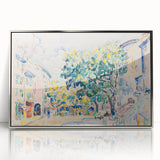 Modern Cityscape Art - Vibrant Antibes Wall Decor