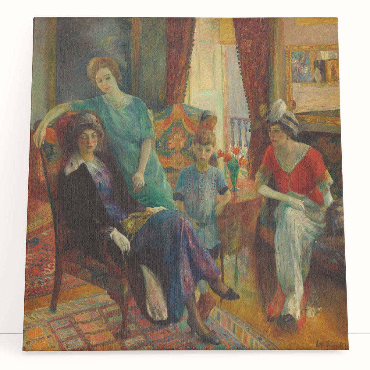 Modern Wall Art – William Glackens’ "Family Group" (1910–1911)