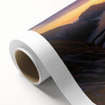 Stunning rolled canvas showcasing a vibrant landscape with dramatic cliffs and blue sky, perfect for enhancing home decor. Packaged securely in a protective tube.