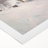 Winter Wonderland Living Room Wall Art – Modern Canvas Print