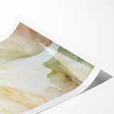 Abstract figurative rolled print showcasing vibrant colors and dynamic shapes, perfect for modern home decor. Packaged securely in a sturdy cardboard tube for safe delivery.