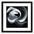 Geometric Abstract Wall Decor – Monochrome Energy Flow
