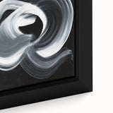 Geometric Abstract Wall Decor – Monochrome Energy Flow