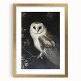 Elegant gold-framed artwork featuring a whimsical animal design, ideal for children's rooms or playful decor. The frame complements the colorful illustrations, enhancing the overall aesthetic.