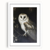 Framed white mat showcasing a vibrant animal-themed artwork, featuring intricate details and lively colors, perfect for adding character to any room decor.