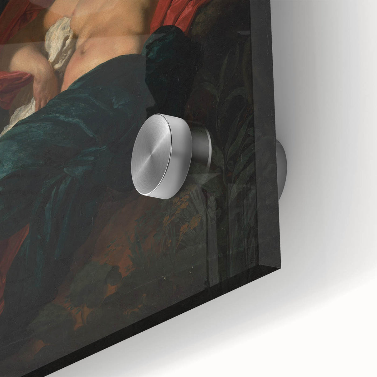 Baroque Scene of Sleeping Nymph and Watcher - Classic Art