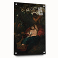 Baroque Scene of Sleeping Nymph and Watcher - Classic Art