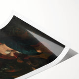 Baroque Scene of Sleeping Nymph and Watcher - Classic Art