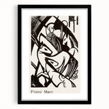 Franz Marc Expressionist Horses Art | Modern Abstract Expressionism