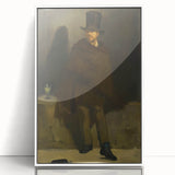 The Absinthe Drinker - Impressionist Art by Manet | Framed & Canvas Prints