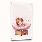 Musical Ballerina Princess Print - Nursery Wall Art