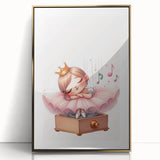 Musical Ballerina Princess Print - Nursery Wall Art