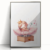 Musical Ballerina Princess Print - Nursery Wall Art