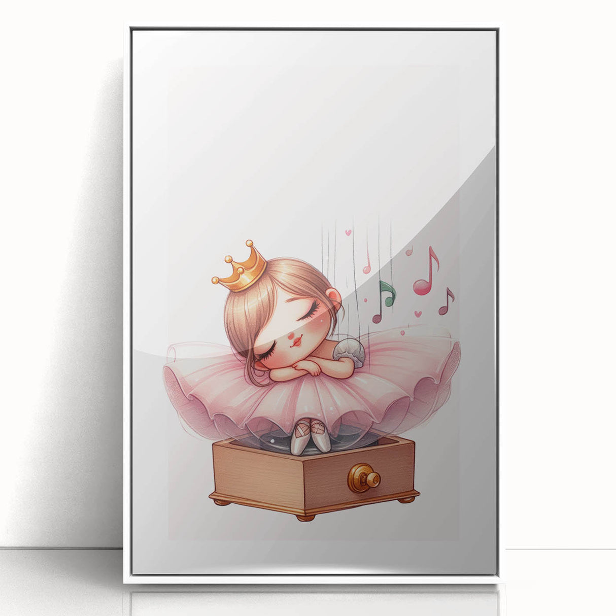 Musical Ballerina Princess Print - Nursery Wall Art