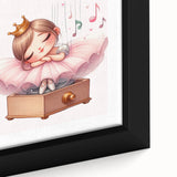 Musical Ballerina Princess Print - Nursery Wall Art